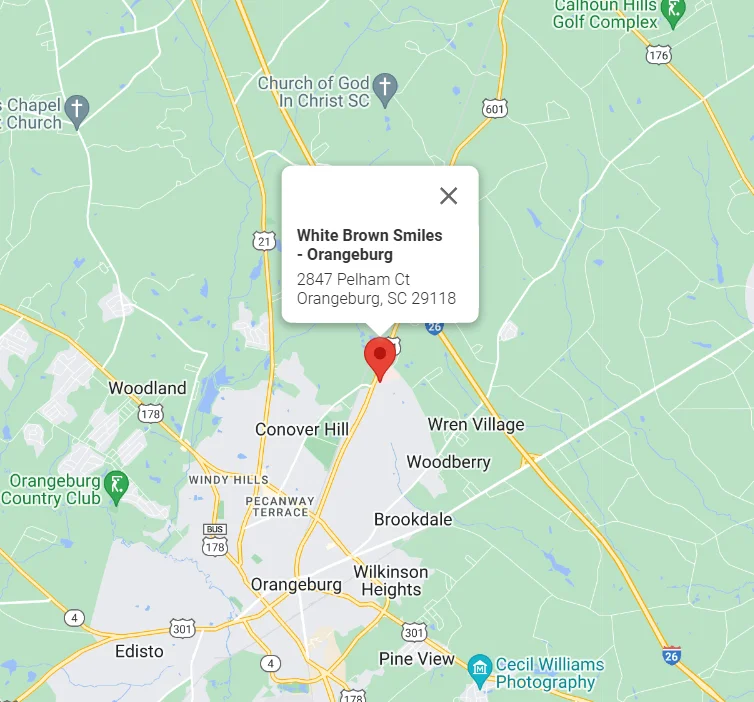 google maps orthodontist in orangeburg sc