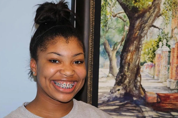 happy braces client for orthodontist in columbia sc